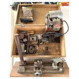 Unilat Jewelers Lathe, Motor, and Tools with W