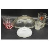 Guardian Service Glass Lid 13" x 10.5" x 5", Red