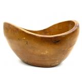 Vintage Wood Bowl 11" x 7"