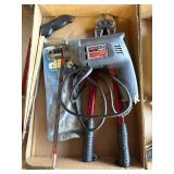 Bolt Cutter 18", Hacksaw, 2/8 Drill, Rivet Tools