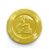 Yellow HLC Fiesta Trivet 6"