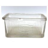 Vintage Glass Salt Cellar - chip noted and