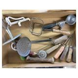 Ice Picks, Scoop, Egg Beater, and More Primitives