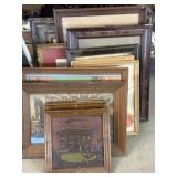 Vintage Framed Prints and More 22" Tall and