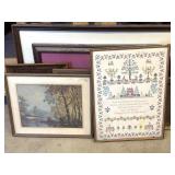 Vintage Framed Prints and More 38" x 26" and