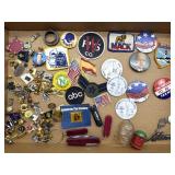 Pocket Knives, Patches, Pins, Buttons, and More