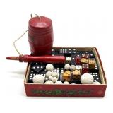 Vintage Dice, Dominoes, and More