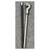 Dragon Head Handle Sword Cane - overall length