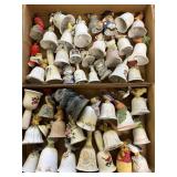 Ceramic Bells and Bird Figures