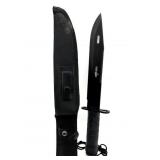 Survivor Knife with Canvas Sheath - handle