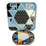 Vintage Metal Chinese Checkers Game Boards 14"