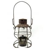 Adlake C&NW RY Railroad Lantern with C&NW RY