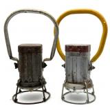 (2) Justrite Battery Operated Railroad Lanterns