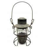 Hiram L Piper Co CNR Railroad Lantern with Adlake