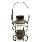 Adlake C&NW RY Railroad Lantern 10ï¿½- C&NW RY