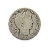 1906-D Barber Half Dollar