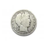 1908-O Barber Half Dollar