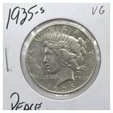 1935-S Peace Dollar