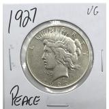1927 Peace Dollar