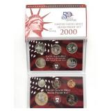 2000 United States Mint Silver Proof Set