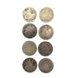 (8) Seated Liberty Dimes