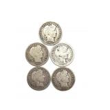 (5) Barber Dimes