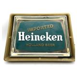 Vintage 1969 Heineken Lighted Plastic Sign 11.5"
