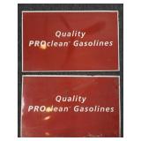 (2) Quality ProClean Gasolines Double-Sided Metal