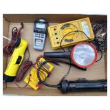 Multimeters, Digital Tape, and Flashlights