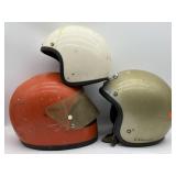 (3) Vintage Helmets : Shoei Size Large (large