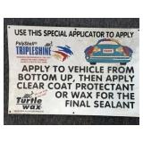 Turtle Wax Car Wash Metal Sign 24" x 16"-