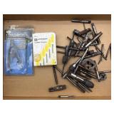 Thread Taps, Cobra 4-Piece Cutter Set, and