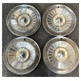 (4) 1957 Ford Wheel Covers 14"