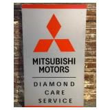 Mitsubishi Motors Diamond Care Service Metal Sign