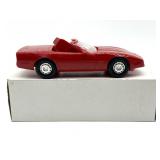 1987 Corvette Plastic Model with Box 7"- driver