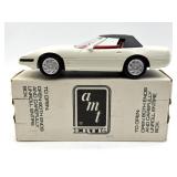 Ertl AMT 1992 Corvette Plastic Model with Box 7"