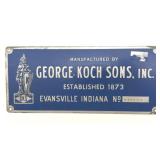 Vintage George Koch Sons Inc Evansville, Indiana