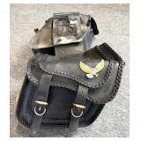 Willie and Max Leather Saddle Bag - each bag is