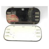 (2) Vintage GM Visor Mirrors 8" x 4"