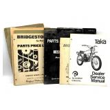 Vintage Bridgestone Parts Lists and Handbooks and