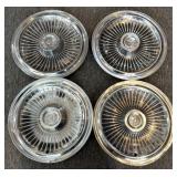(4) Vintage 1950s Mercury Montclair Wheel Covers