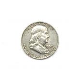 1958-D Franklin Half Dollar