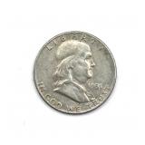 1951-D Franklin Half Dollar