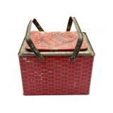 Antique Tiger Chewing Tobacco Tin Lunch Pail 8" x