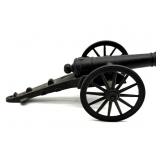 Cast Iron Canon Decor 11" x 5" x 4"- painted