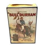 "Bull" Durham Tobacco Cardstock Box 7" x 4.5" x