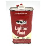 Vintage Texaco Lighter Fluid Tin 4"