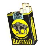 Vintage Buffalo Cigarillos Cardstock Sign 10.5" x