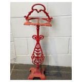 Vintage Painted Cast Iron Smoke Stand 9" x 8" x