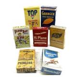 Tobacco Pouches and Boxes : Plow Boy, Peerless,